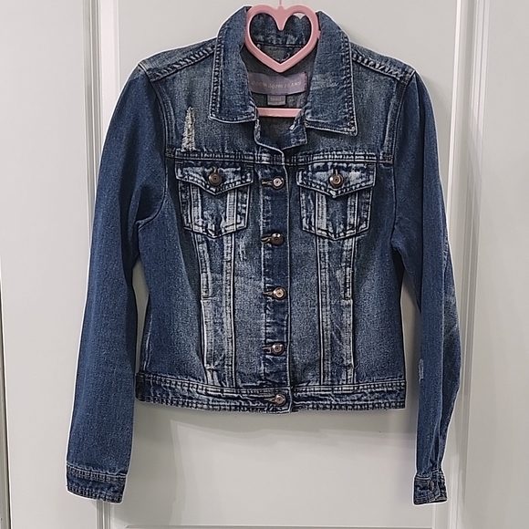 Texas, Boom Boom Jeans Pink and Gray Denim Jacket - Picture 3 of 6